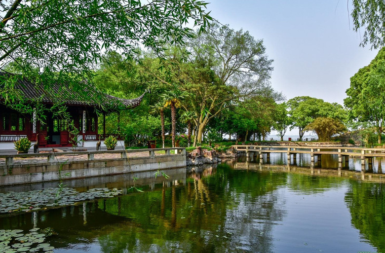 蘇州啟園風景優美而秀麗